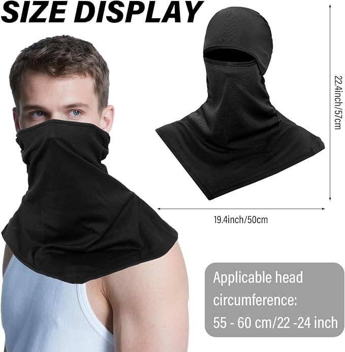 Balaclava pack 6 piezas protección facial y cuello verano miniatura 2