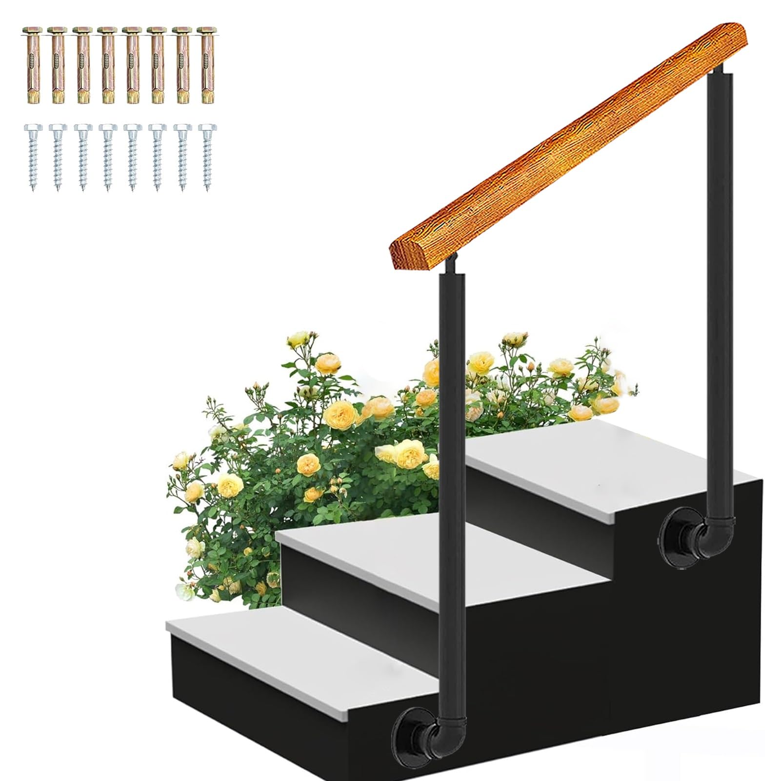 Rampe de jardin en métal forgé : aménagez vos terrasses et allées