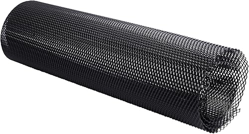 Miniatura 34 de AggAuto Malla universal para parrilla de automóvil de 40 x 13 pulgadas, de acero inoxidable revestido de cloruro de polivinilo, rejilla