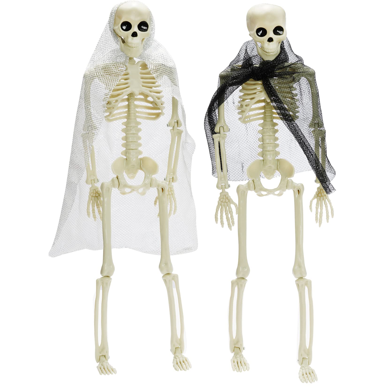 Buy HOVEOX 2 Pack Halloween Skeletons Full Body Posable Movable Joints
