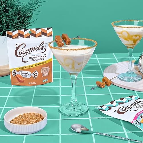 Miniatura 4 de Cocomels Caramelos de leche de coco de azúcar de coco, caramelo vegano orgánico, con azúcar de coco (paquete de 6)