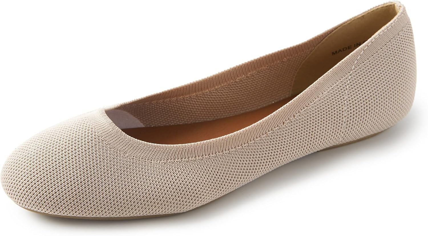 Women's Knit Ballet Flat Walking Shoes Womens Breathable