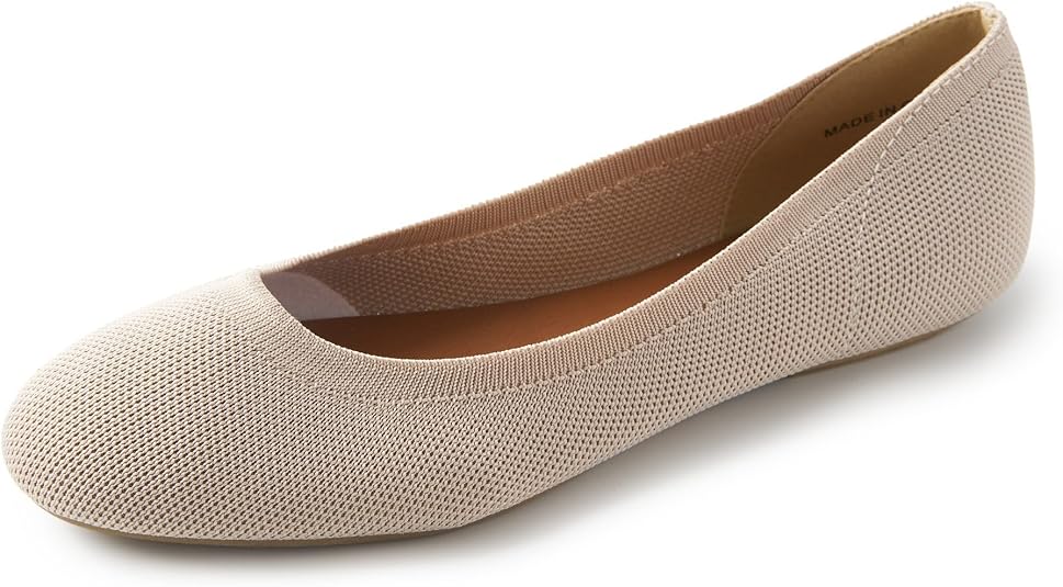 Yorindale Women's Knit Ballerina Flats