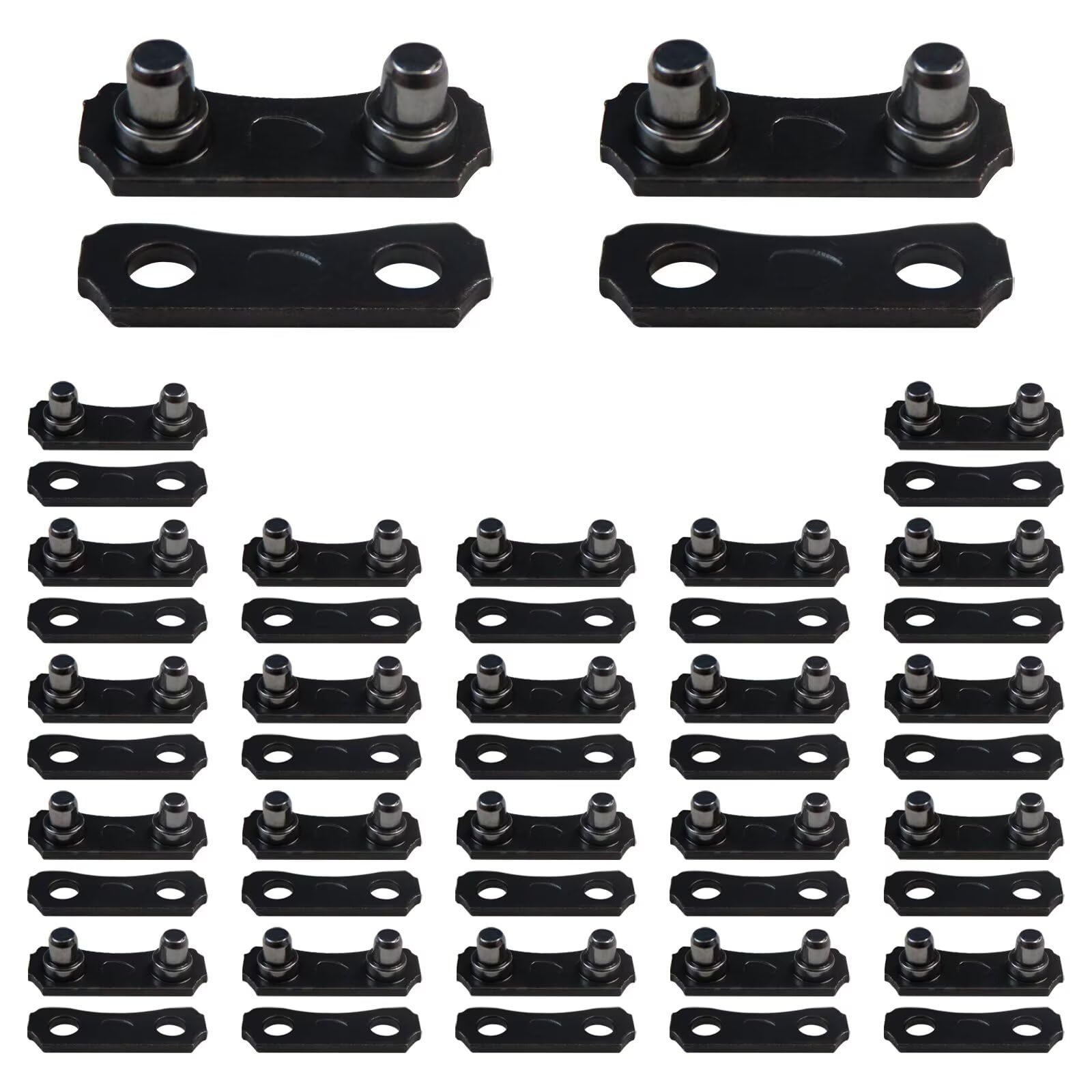 24 Pcs Chainsaw 3/8" Master Link Repair Preset Straps for 050-058 fits #72#73 by Huoptl