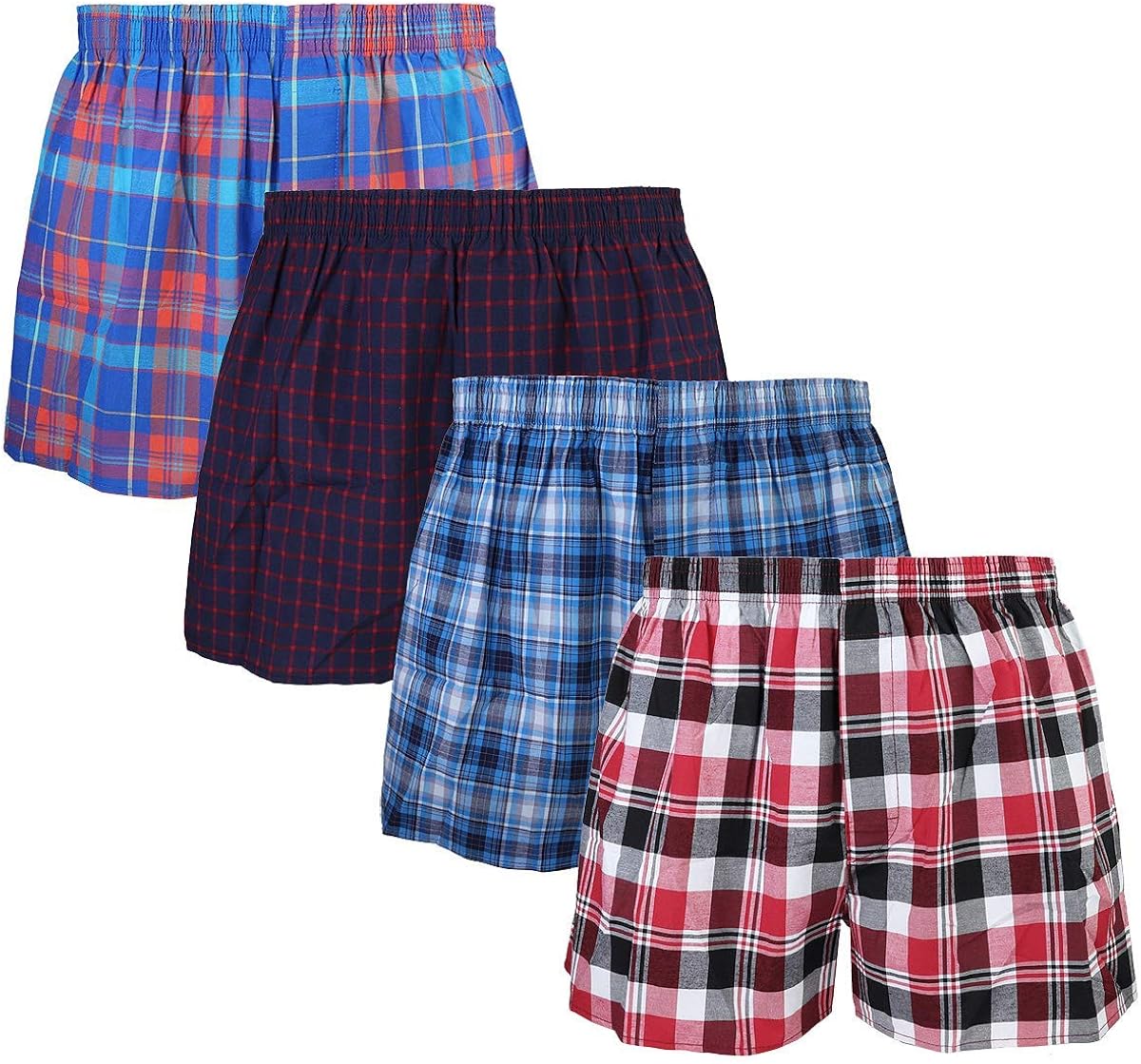 Falari 4-Pack Kids Boy Boxer Underwear Cotton Assorted Color: Clothing, Shoes & Jewelry