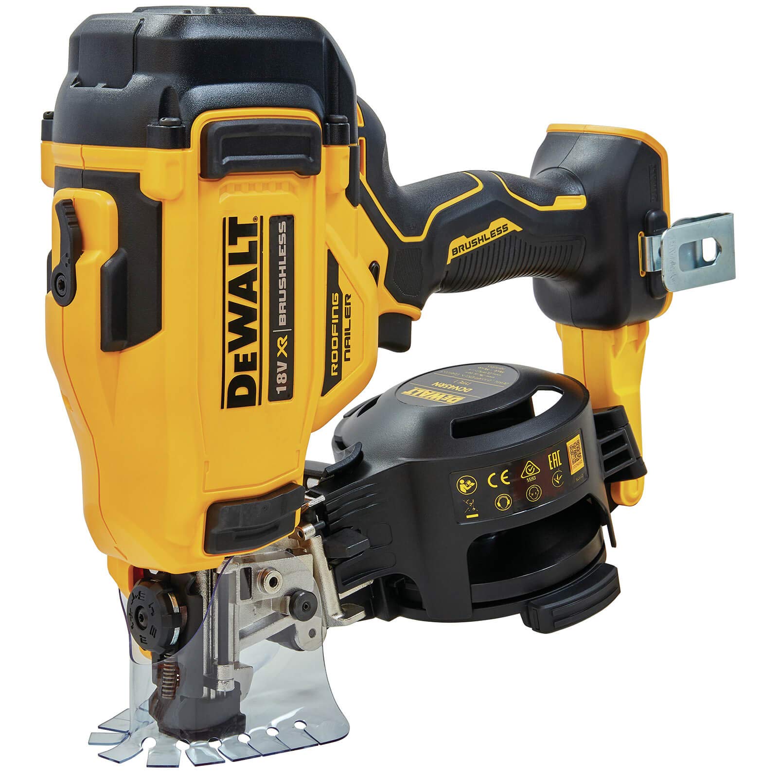 DeWalt DCN 45 RNNT gwoździarka akumulatorowa 18 V 19-44 mm bezszczotkowa + TSTAK - bez akumulatora, bez ładowarki