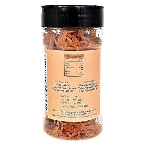 Miniatura 3 de Shudh India Mace Whole (Javathri), Tarro de PET de especias Todo natural Vegano Apto para gluten Sin OMG Origen indio