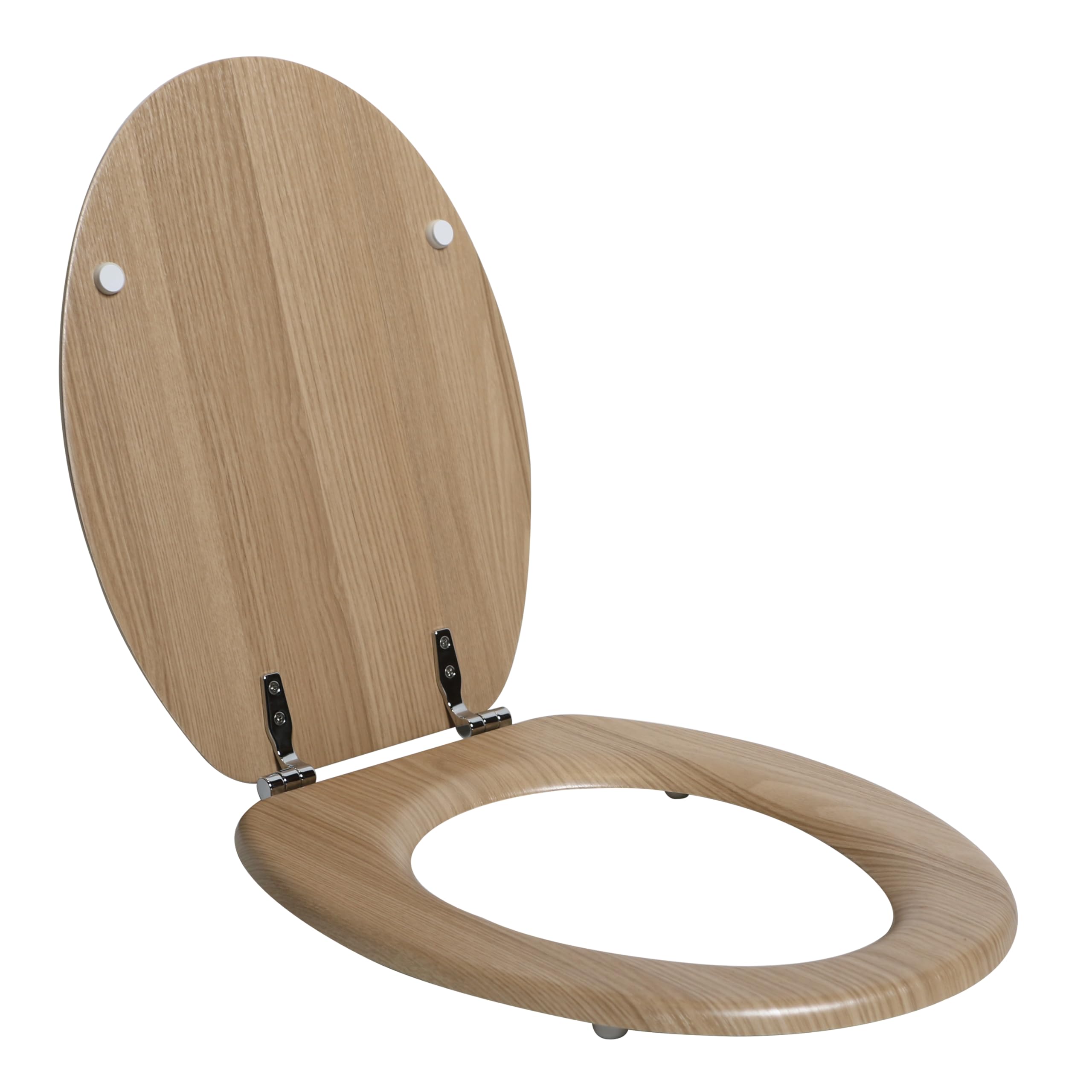 Lunette de WC en MDF FSC SENSEA effet bois de chêne authentique