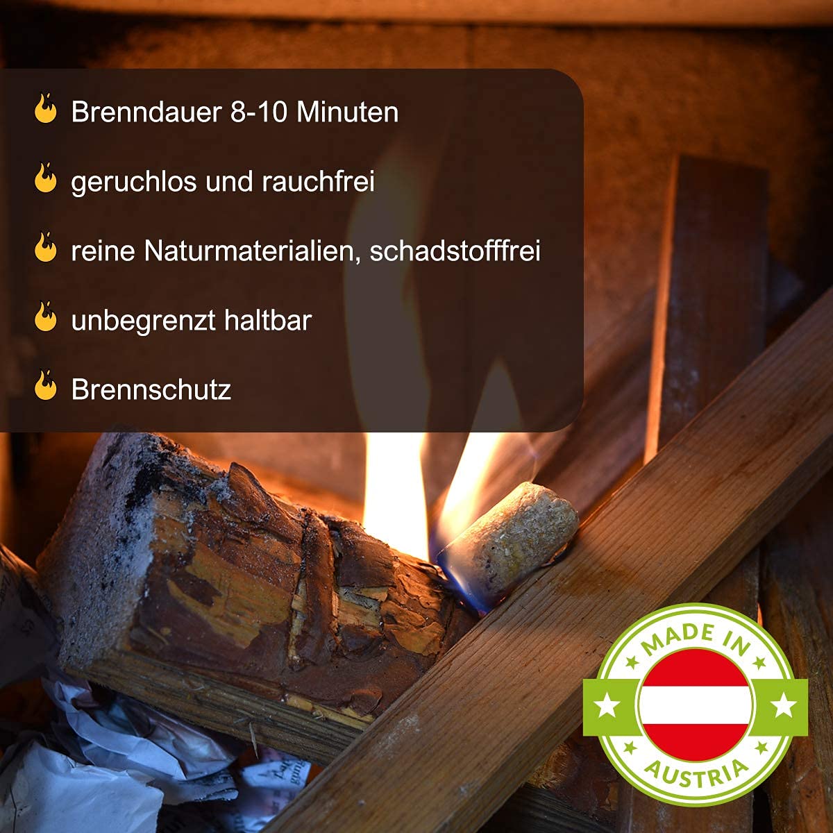 eLab 430° Öko Anzünder - 9 kg ca. 900 STK. - Kaminanzünder, Ofenanzünder, Grillanzünder, Brennholzanzünder, Premium-Holz & Wachs Anzündhilfe - Top Qualität