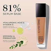 Vista 10 de Lancôme Teint Idole Ultra Wear Natural Matte Foundation- Longwear, Medium-Full Coverage, Natural Finish, Waterproof & Hydrating Formula 097N: Para