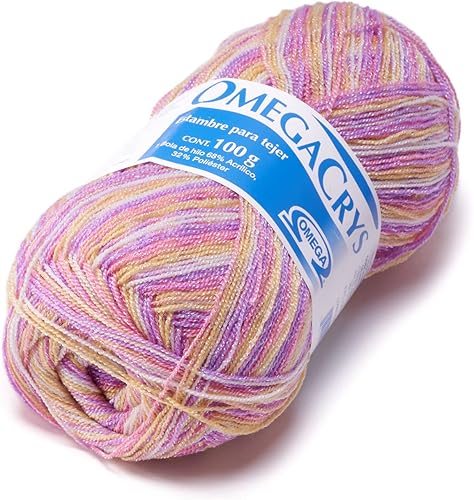Miniatura 49 de OMEGACRYS [100gr] - de Omega - Hilo fino de cristal ideal para todas las manualidades - Color 01-Blanco 200 01-blanco 200,01-gris claro 210,03-Azul