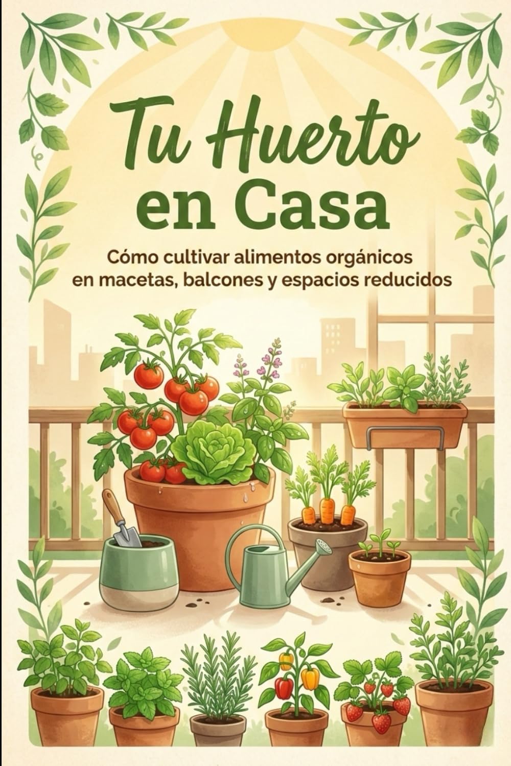Tu Huerto en Casa: Cómo cultivar alimentos orgánicos en macetas, balcones y espacios reducidos