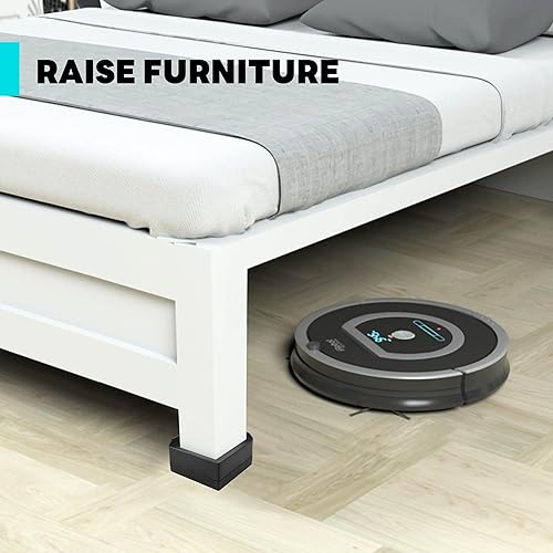 Miniatura 5 de BTSD-home Elevadores para muebles de 1.5 pulgadas, elevadores de cama, extensores de patas de mesa, perfectos para sofá, silla, mesa y más, paquete