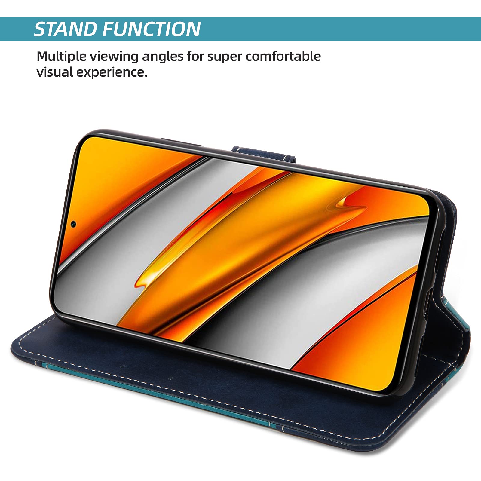 Custodia Full Body Trasparente Floreale Per Poco F3 5G / Mi 11X / Redmi K40 - Con Vetro Temperato, Antiurto TPU - 2