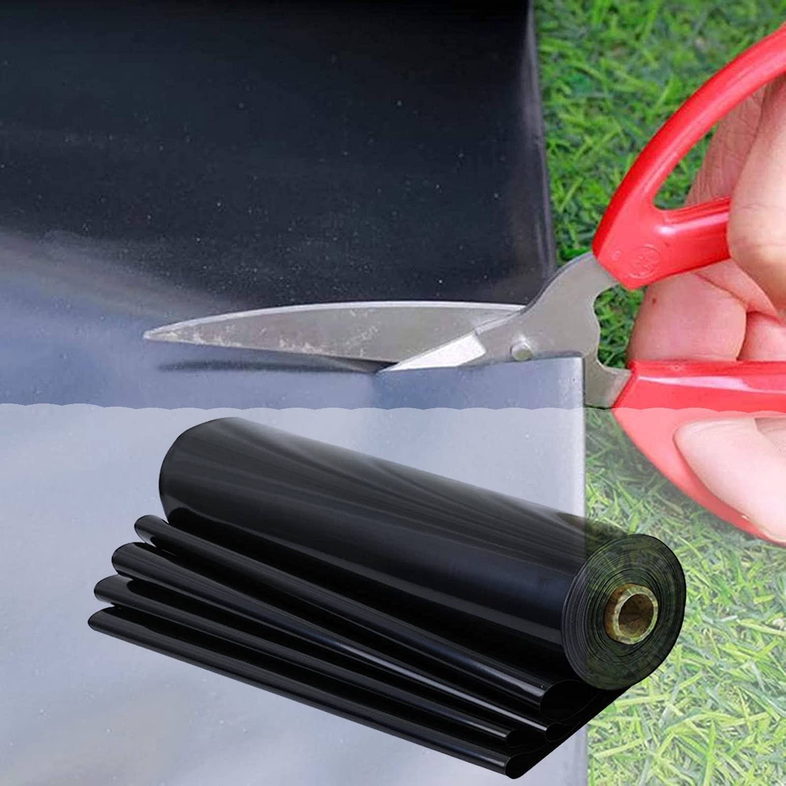 Bâche étanche pour bassin de jardin, membrane PEHD 0,2 mm pour cascade et fontaine