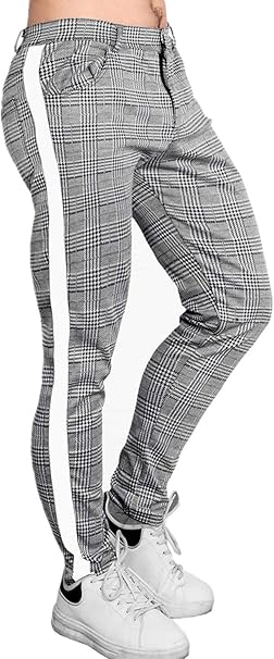 Compra Rayas Para Hombre Pantalones Impreso Diseñador Ocasional De Ejemplo  Calle Delgado Lazo Del Deporte Lápiz De Los Pantalones De Los Hombres De  Moda Los Pantalones Barato | Entrega Rápida Y Calidad 