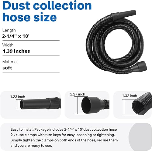 Miniatura 2 de Manguera de 10 pies compatible con aspiradora Shop Vac Craftsman Ridgid Wet & Dry Vacs de 2 14 pulgadas