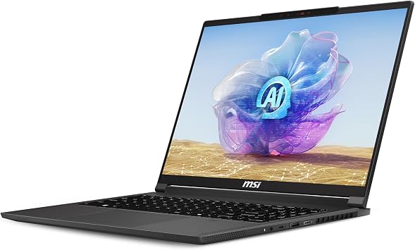 msi Creator A16 AI+ (2024) 16 QHD+ 240Hz Laptop: AMD Ryzen AI 9-365, NVIDIA RTX 4060, 32GB LPDDR5x, 1TB NVMe SSD, WiFi 7, Win 11 Home: Lunar Gray A3HVFG-038US
