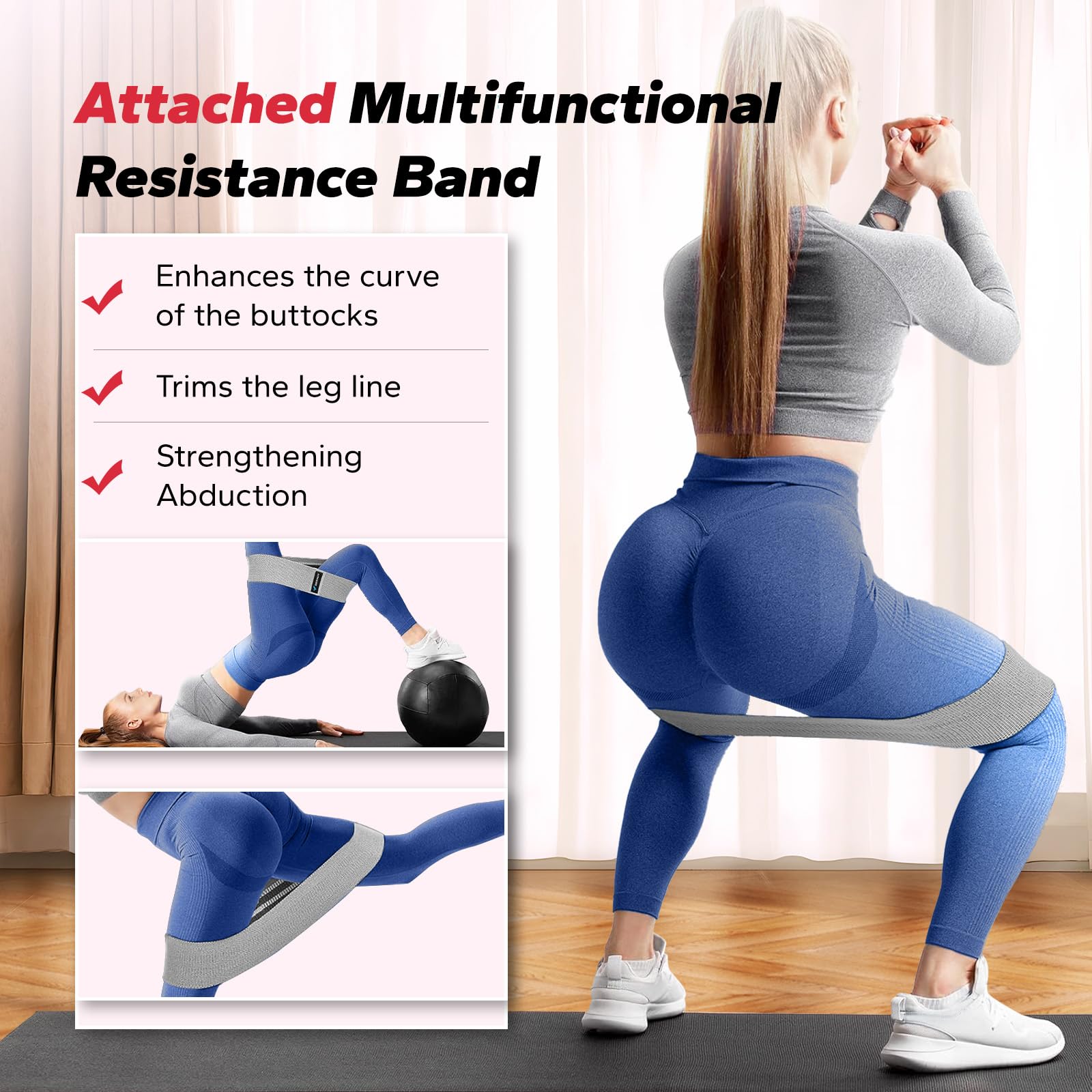Appareil MERACH Thigh Master – Renforce Cuisses Et Périnée, Usage Maison, Pour Femme, Entraînement Intérieur Des Cuisses