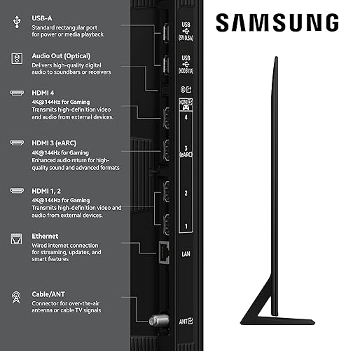 Miniatura 3 de Samsung 55-Inch Class Neo QLED QN70F 4K Mini LED Smart TV (modelo 2025) Procesador NQ4 AI Gen2, Tecnología Quantum Matrix Slim, Motion Xcelerator