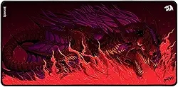 Mousepad Gamer Redragon Infernal Dragon Seiryu Vermelho 880x420