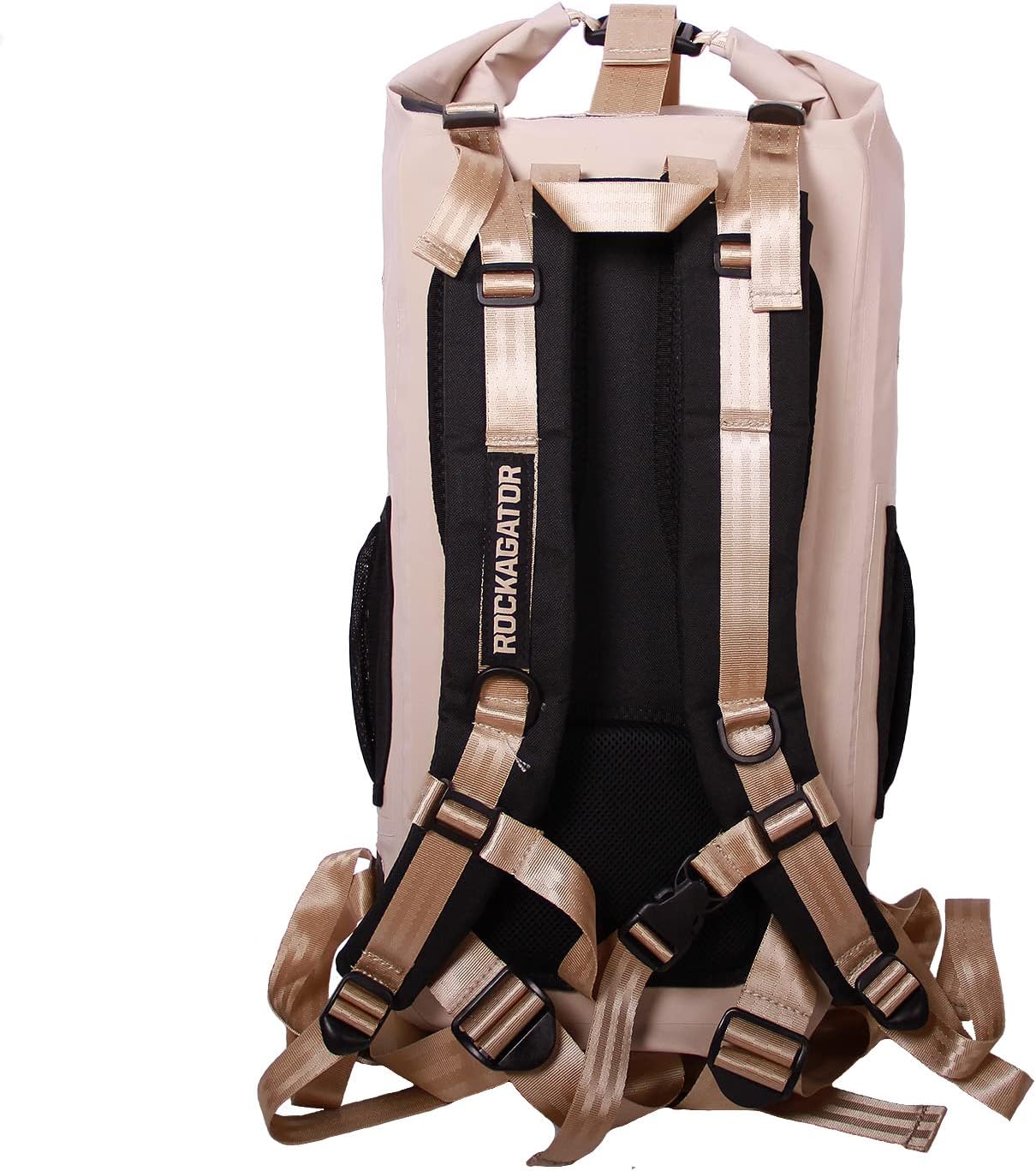 Rockagator Waterproof Backpack - HYDRIC Series Water Proof Floating Dry Bag River Pack (Desert Tan, 40 L) - Image 3