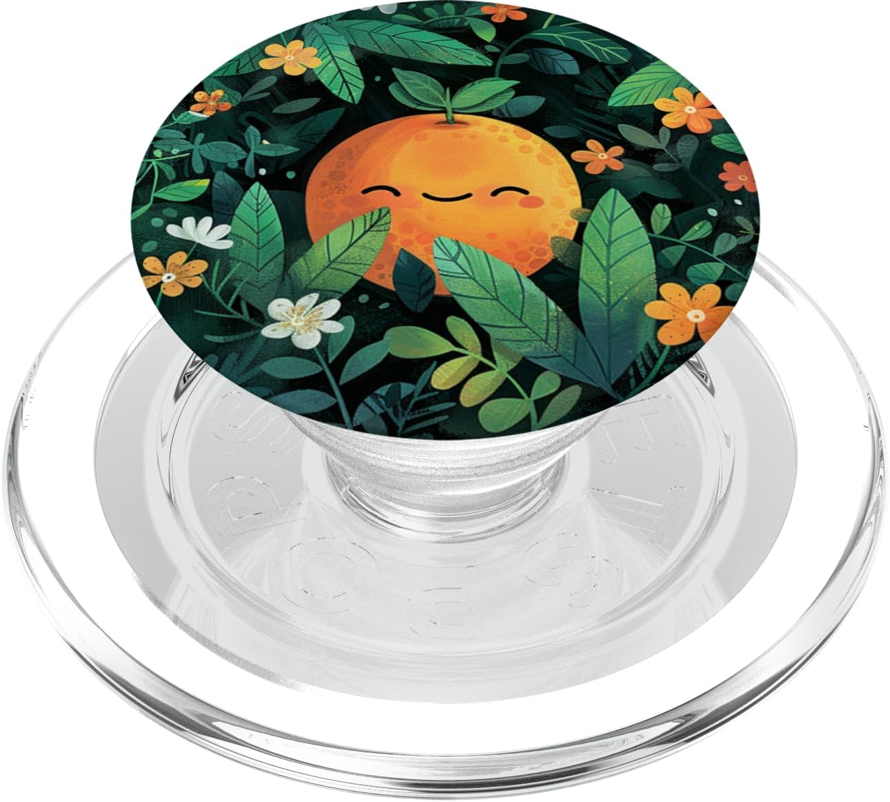 Orange Fruit PopSockets PopWallet for MagSafe