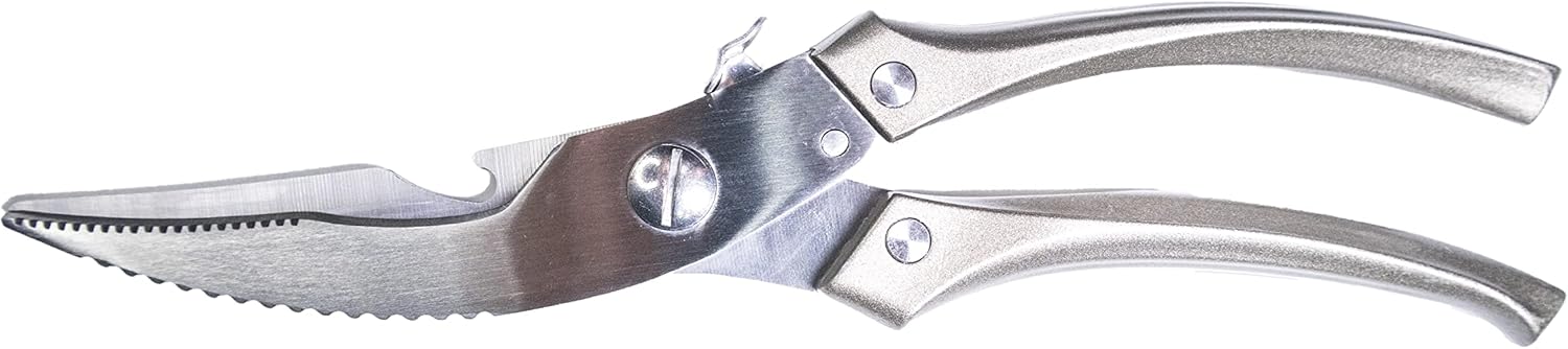 Multifunction Poultry Shears, Scissors: Heavy Duty Stainless Steel Kitchen Scissors for Home, outdoor and travel; cuts Food, Bones, Chicken, Meat, Turkey, Fish, Vegetable; Sharp, safe and easy to use. Multifunction Poultry Shears, Scissors: Heavy Duty Stainless Steel Kitchen Scissors for Home, outdoor and travel; cuts Food, Bones, Chicken, Meat, Turkey, Fish, Vegetable; Sharp, safe and easy to use.