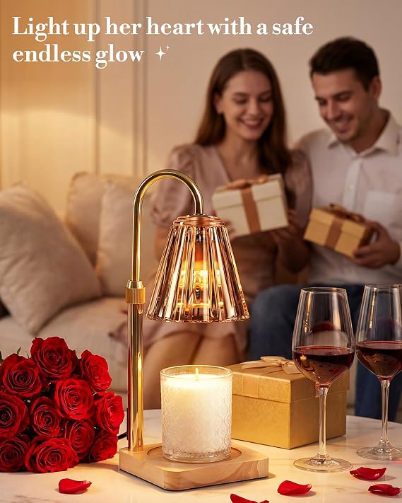 Marycele Candle Warmer Lamp with Timer for Yankee Candles, Christmas Decor
