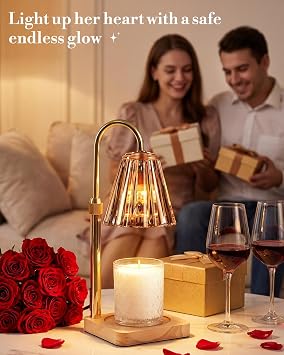 Marycele Candle Warmer Lamp with Timer for Yankee Candles, Christmas Decor