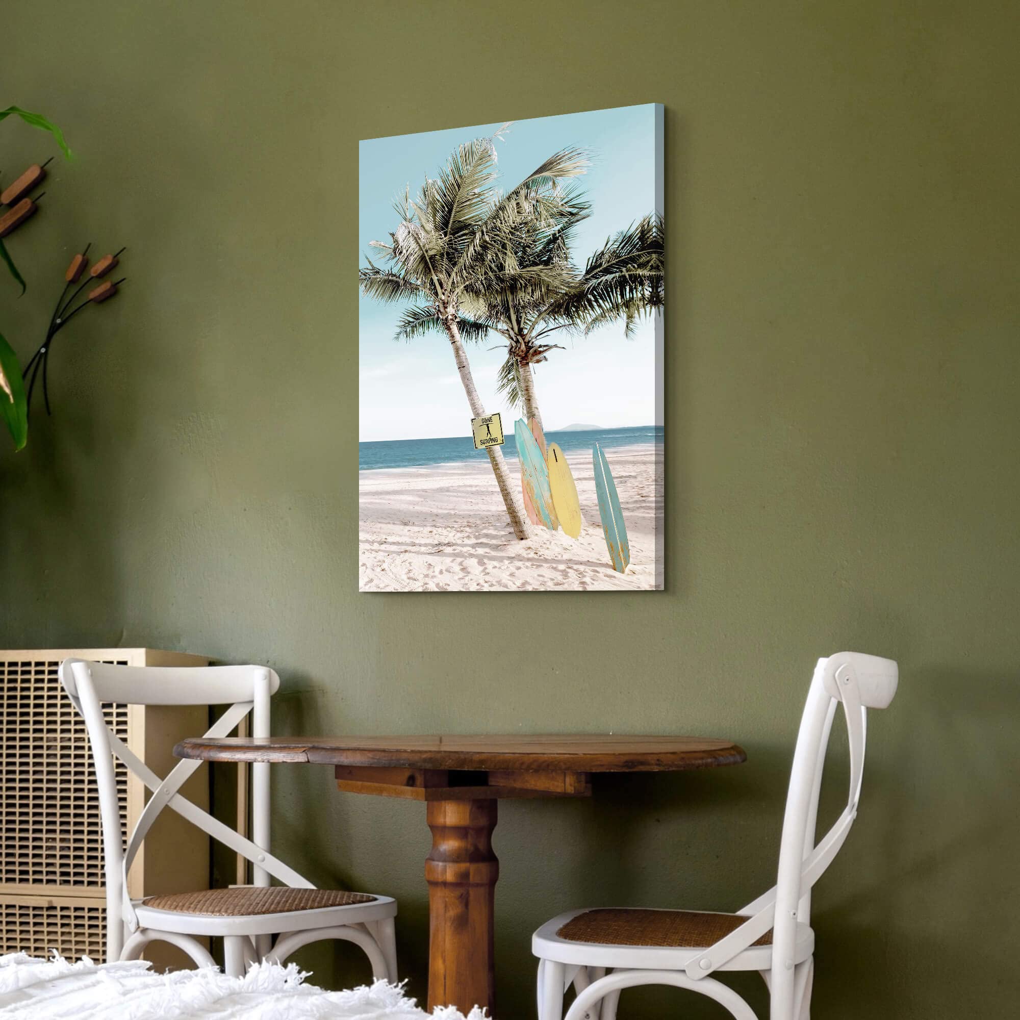 Amazon.co.jp: cozy country ビーチ 海岸 キャンバス ウォールアート