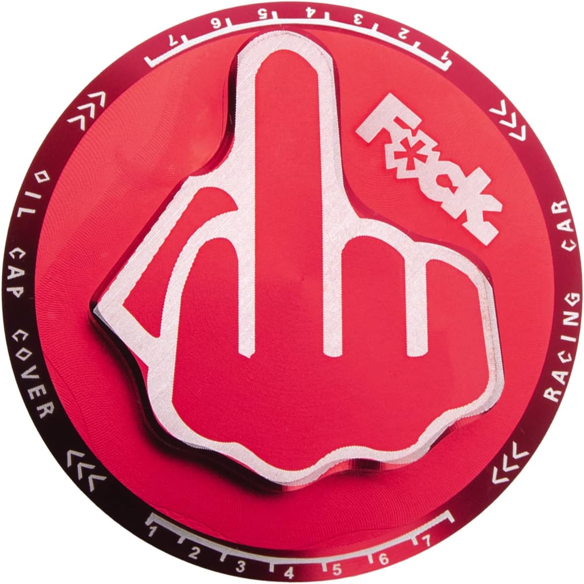 Xotic Tech - Tapa para caja de gasolina y depósito de gasolina de aleación roja con rosca para Toyota Corolla Camry 4Runner Highlander RAV4 C-HR