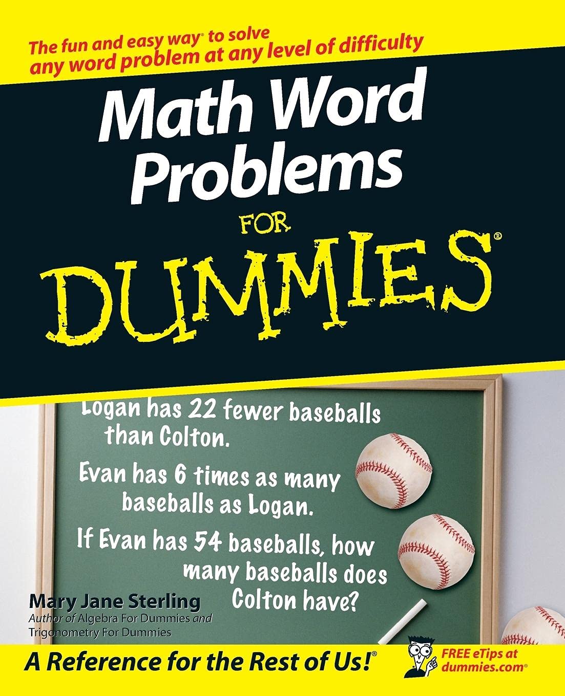 Math Word Problems For Dummies by Mary Jane Sterling - 9780470146606