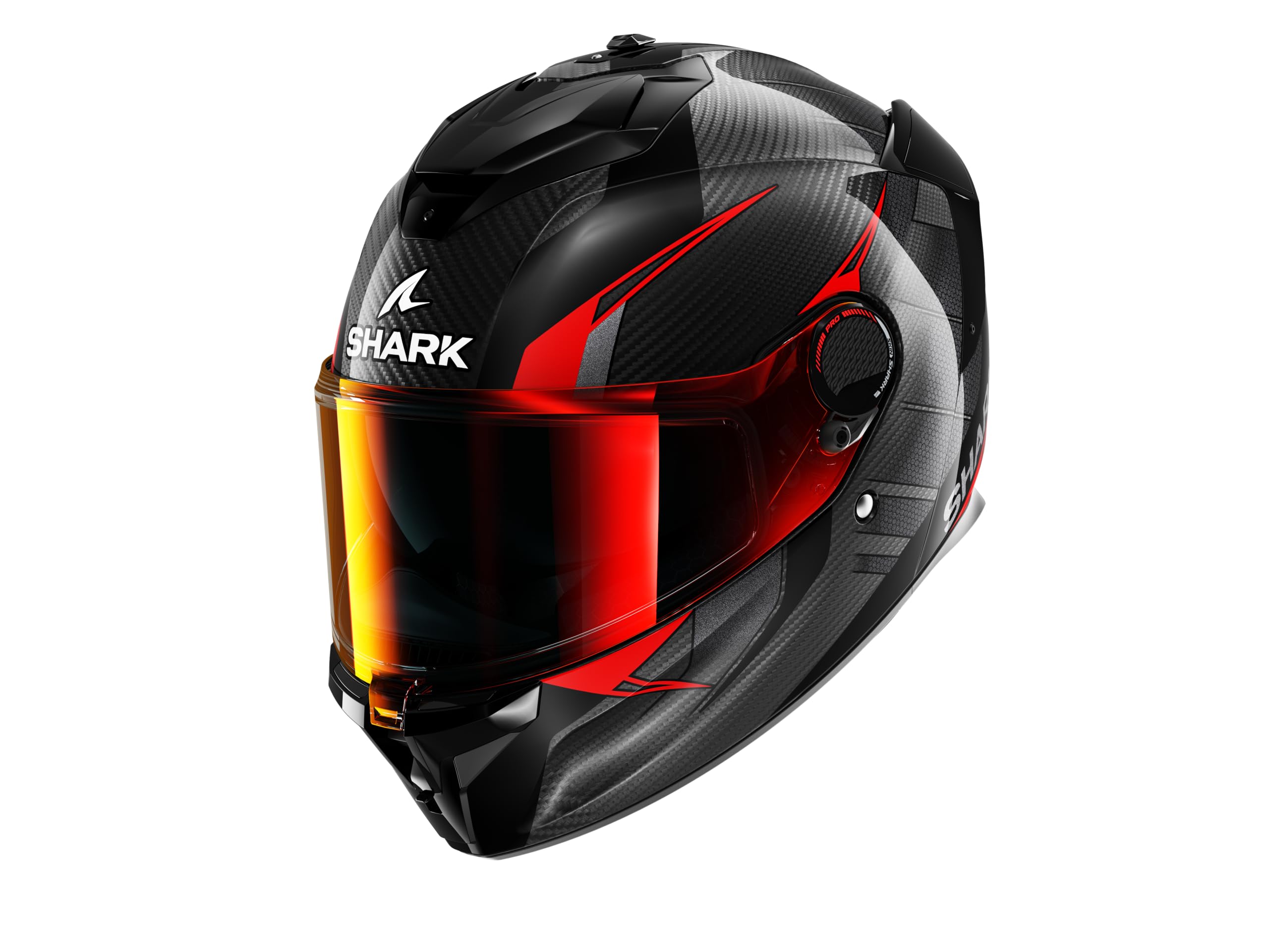 Shark Spartan GT Pro Kultram Carbon Helm | Schwarz-Rot, Größe M