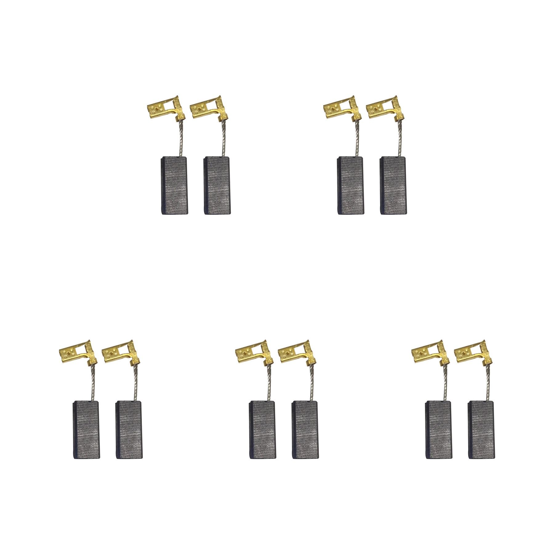 Balais de charbon 5x10x23mm pour perceuse à percussion lot de 5 paires