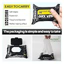 ALOUD CREATIONS Natural Sneaker & Shoe Cleaner Wipes | 1 Packs of 80 | Instant Sneakers Cleaner Wipes | Shoe Wipes Cleaning Kit to Remove Dirt & Stains on Footwear gallery image