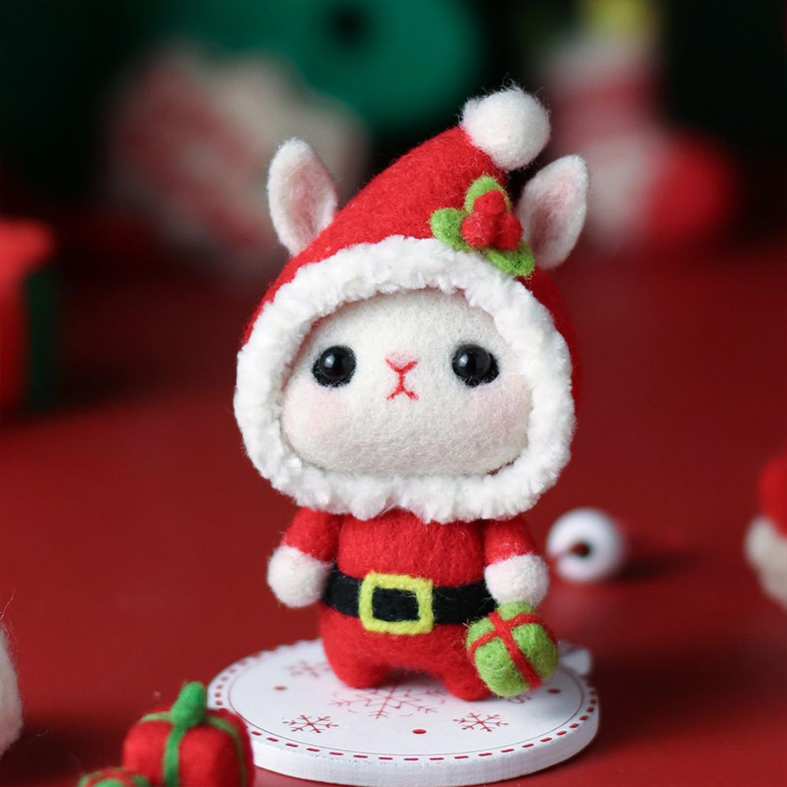 Kit Di Addobbi Natalizi In Feltro Decorazioni Fai Da Te Per Coniglio E Alce