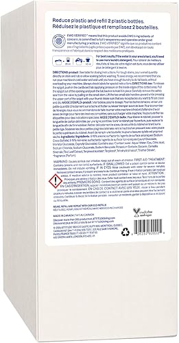 Miniatura 8 de ATTITUDE Repuesto de detergente líquido para ropa, verificado por EWG, compatible con HE, a base de plantas y vegano, jabón natural para lavandería,