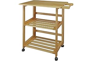 Casual Home Trek Origami Kitchen Cart: Space-Saving Convenience