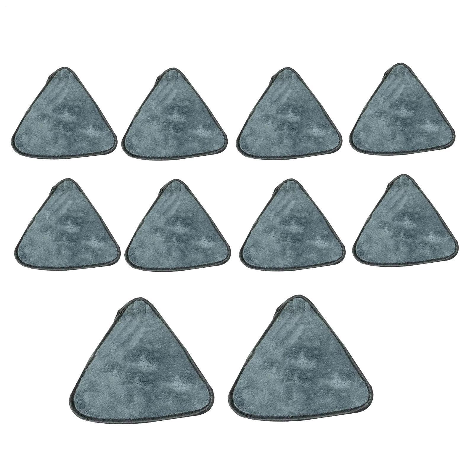 Ersatztuch Für Wischmopp, Einfache Befestigung, 25 X 25 Cm, Dreieckiger Teleskopmopp, Drehbarer Verstellbarer Mopp, Mikrofasermaterial, Für Zuhause, Küche, Badezimmer