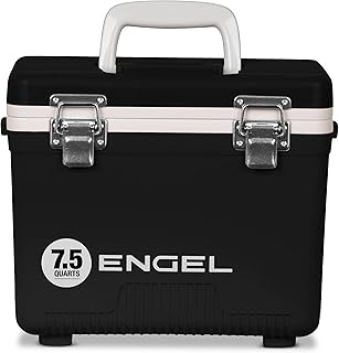 Engel UC7 7.5qt Leak-Proof, Air Tight, Drybox Cooler and Small Hard Shell Lunchbox for Men and Women