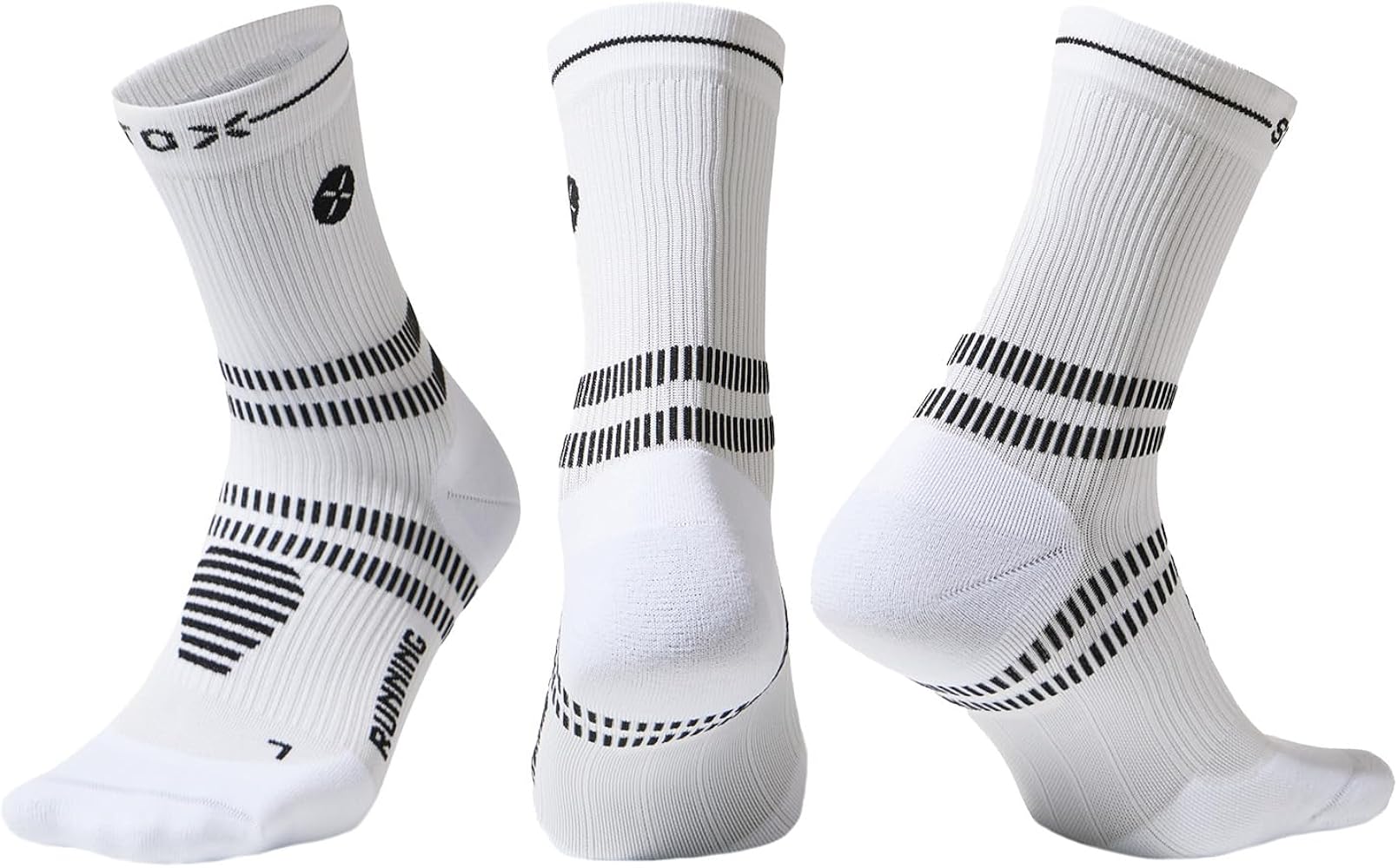 STOX Energy Socks, Chaussettes De Course Pour Femme, Classe De Compression 23-32 MmHg, Semelle Ultra Fine, Bas De Compression, Chaussettes De