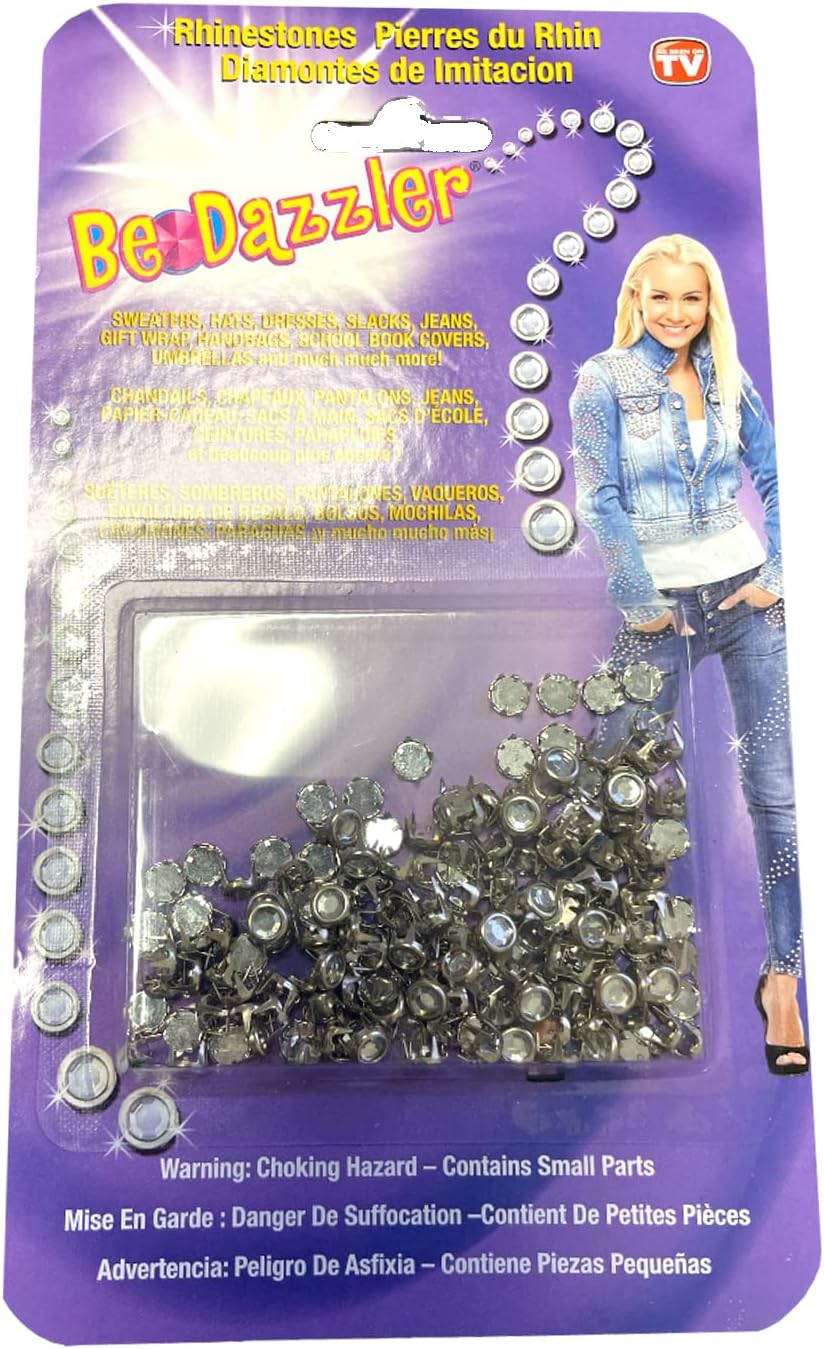 Clear Rhinestones Refill - 300 Pieces Assorted (2 x 150 Pack)
