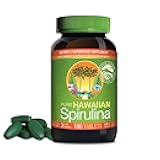 Nutrex Hawaii, Pure Hawaiian Spirulina - 1000 mg Tablets - Hawaiian Grown Natural, Nutrient Rich Superfood - Immune Support, Detox & Energy – Vegan Complete Protein, Non-GMO, Original, 180 Count