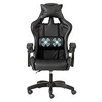 Baroni Home Sedia da Gaming Ergonomica con Massaggiatore Lombare