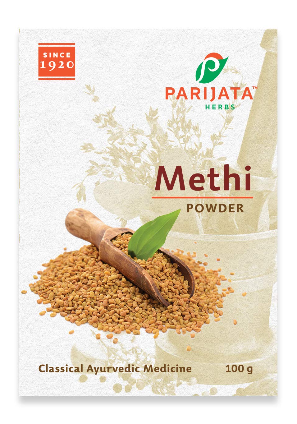 Parijata Herbs Methi/Fenugreek Powder For Health - 100gm