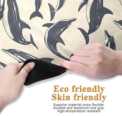 Miniatura 3 de Dolphins Yoga Mat Non Slip Thick Kids Eco Friendly Rubber Workout Foldable Yoga Mat Women Exercise