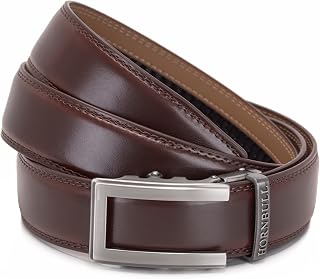 HORNBULL Riga Leather Belt for Men | Mens Belt Autolock | Formal and Casual Leather Belt… Price In India