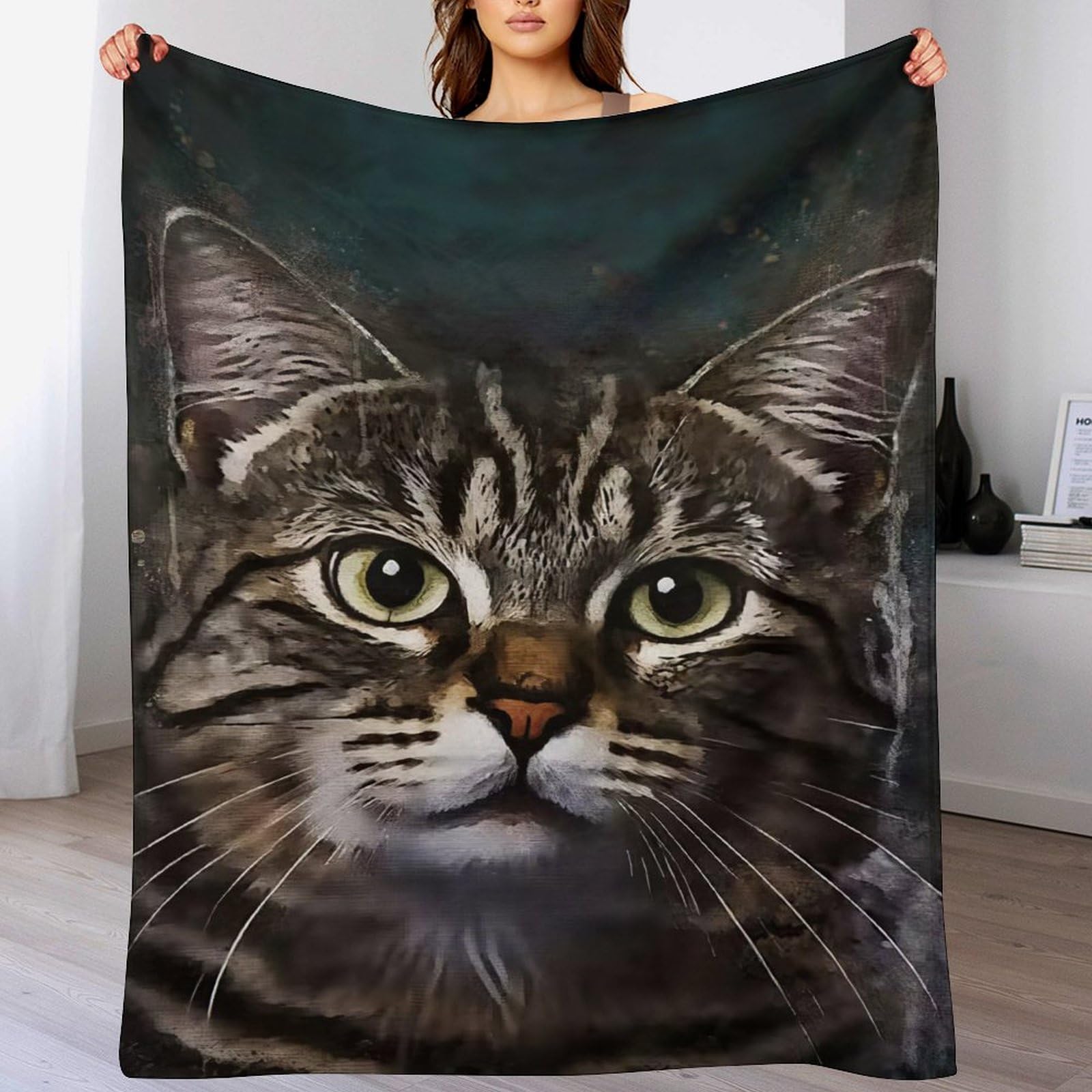 Couverture chat lavable en machine pour éliminer les poils et dormir au chaud