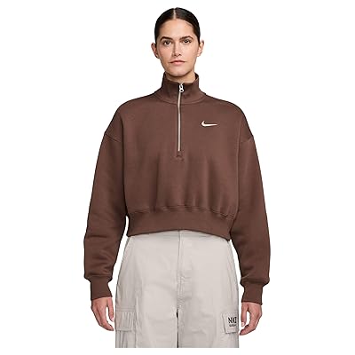 Nike Sportswear Phoenix Fleece 1/4 zip Cropped Sweatshirt Women